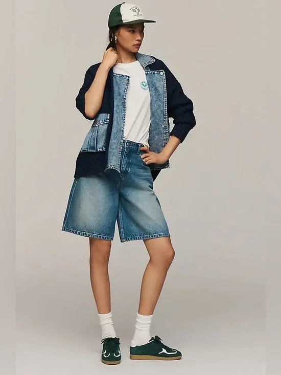 Anthropologie✨Blank NYC Top Pick Sweater Jacket- Navy - Picture 3 of 5